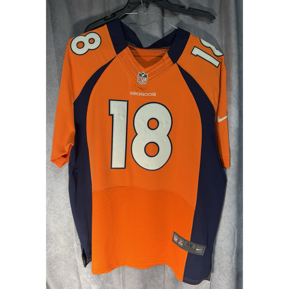 Nike NFL Vapor Elite Mens Denver Broncos Peyton Manning Football Jersey Size 48